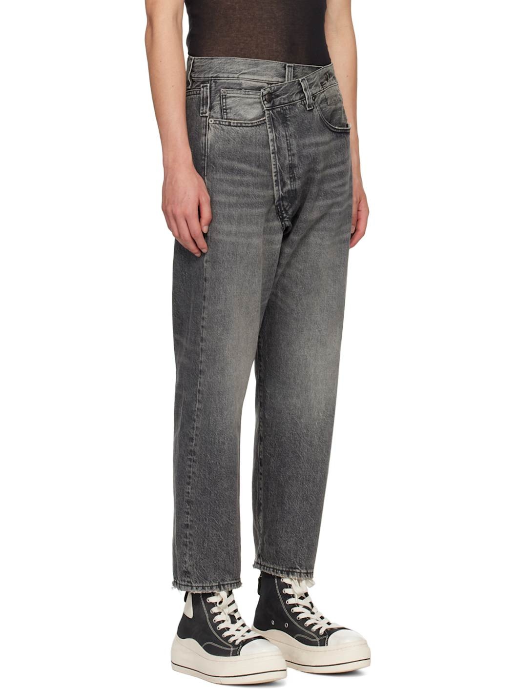 SSENSE Exclusive Gray Crossover Jeans - 2