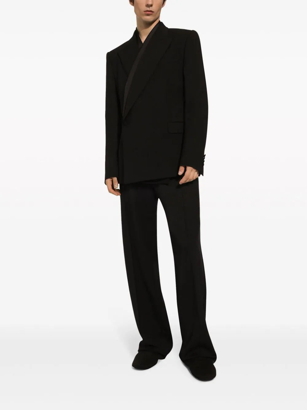 STRAIGHT-LEG WOOL TROUSERS - 3