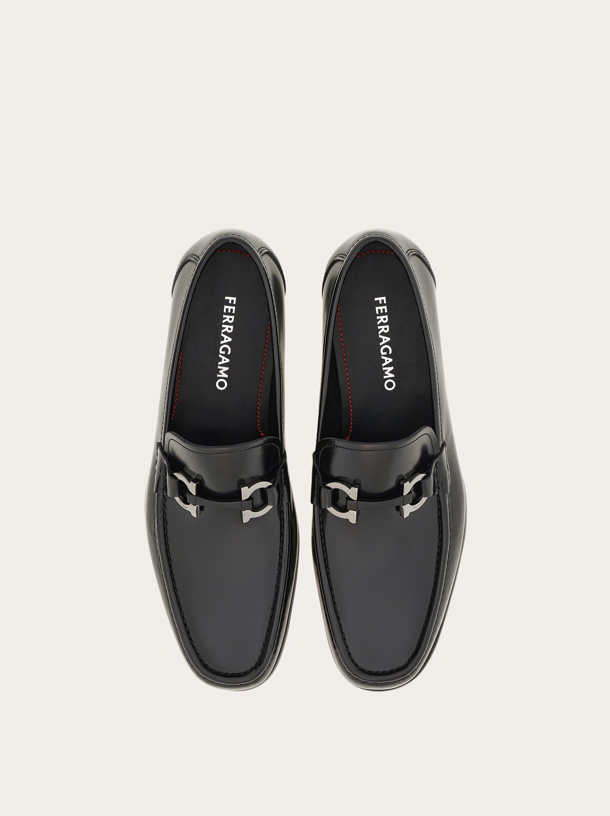 Ferragamo♪SALE♪0776493 FERRAGAMO Moccasin with Gancini ornament | REVERSIBLE