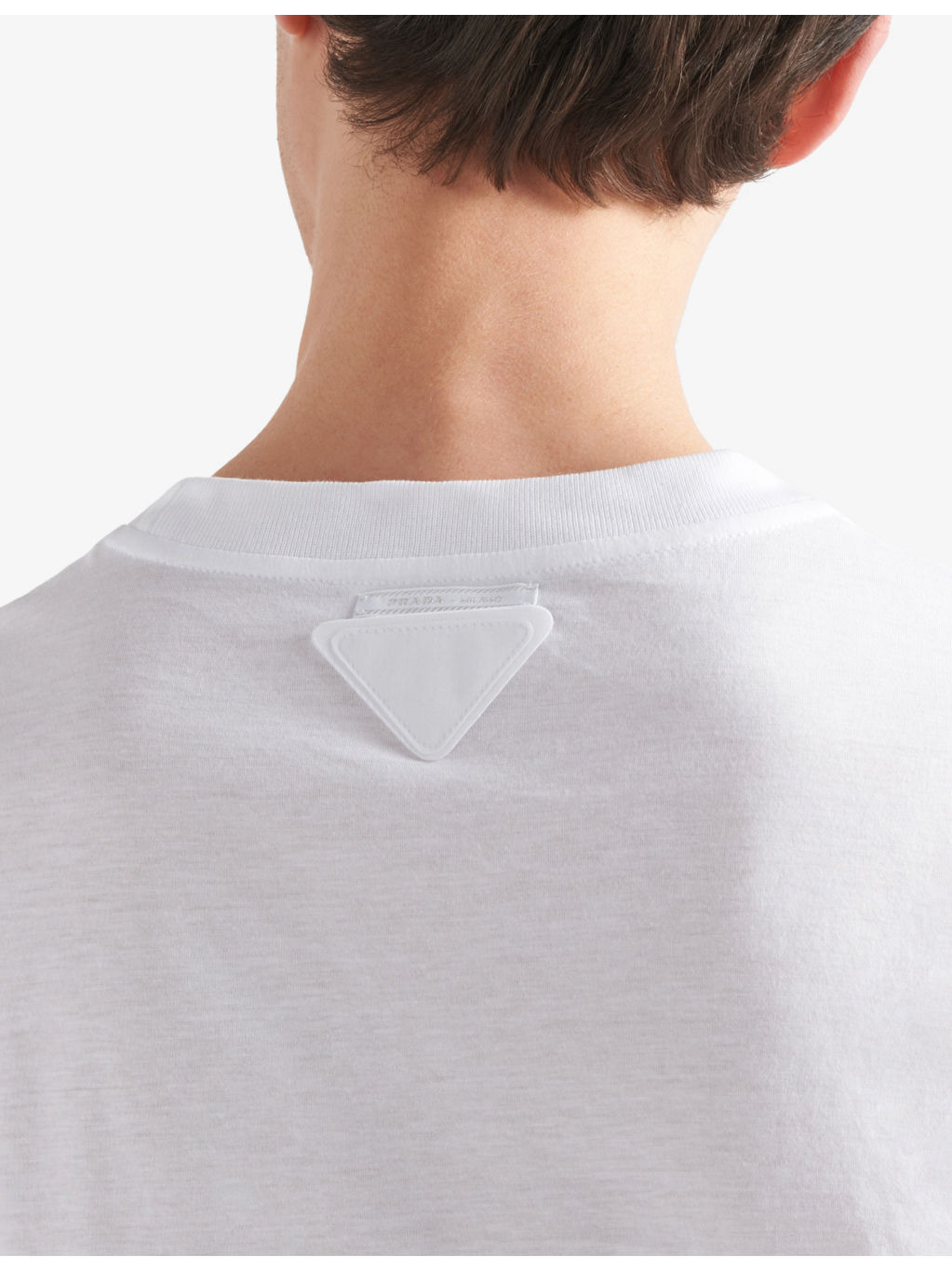 Slim-fit crew-neck cotton T-shirts pack of three - 5