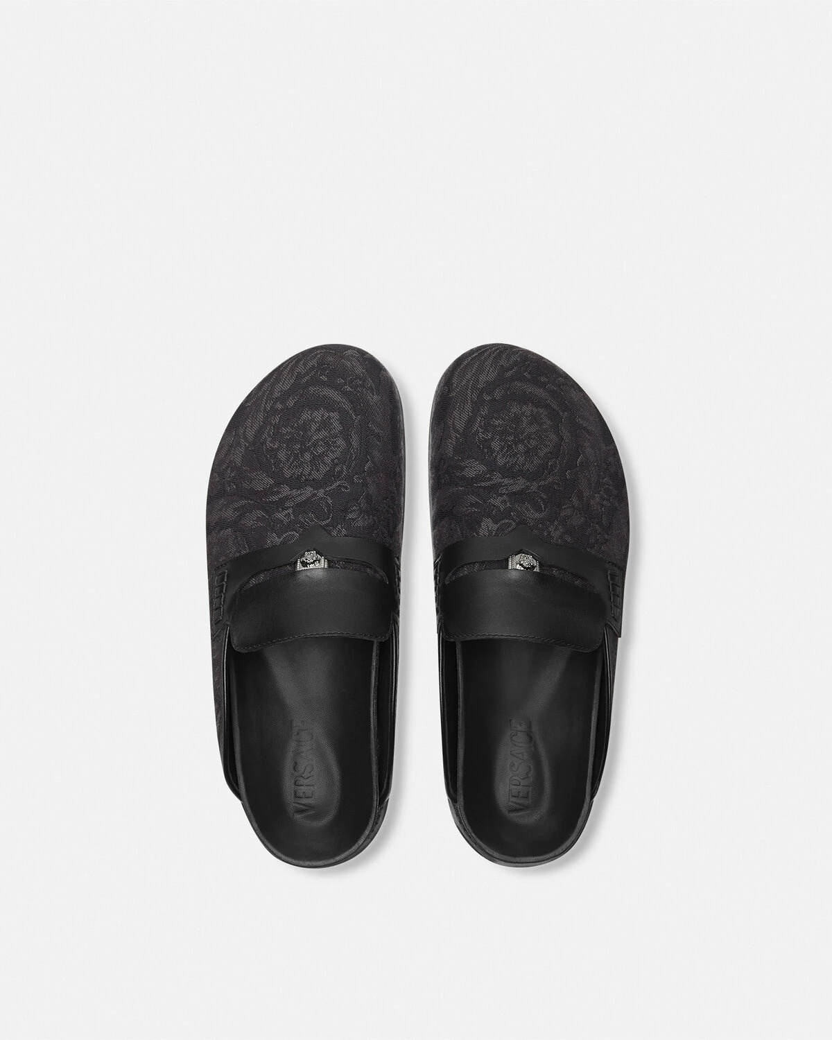 Medusa Barocco Jacquard Mules - 4
