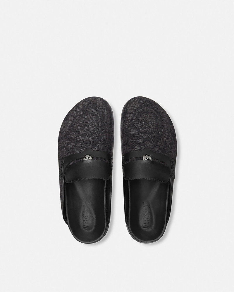 Medusa Barocco Jacquard Mules 4