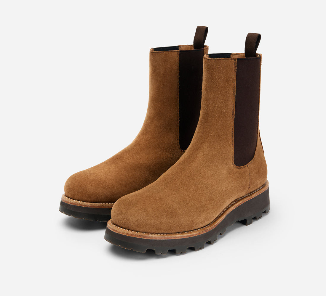 Lug Chelsea Boot - Snuff Suede - 2