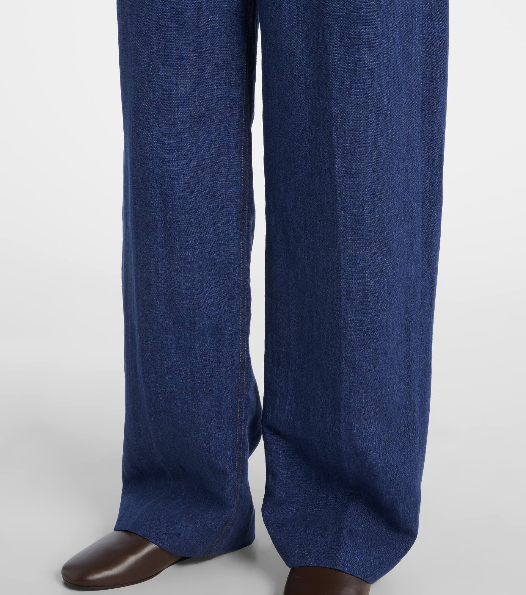x Argent Ayla mid-rise wide-leg jeans - 5