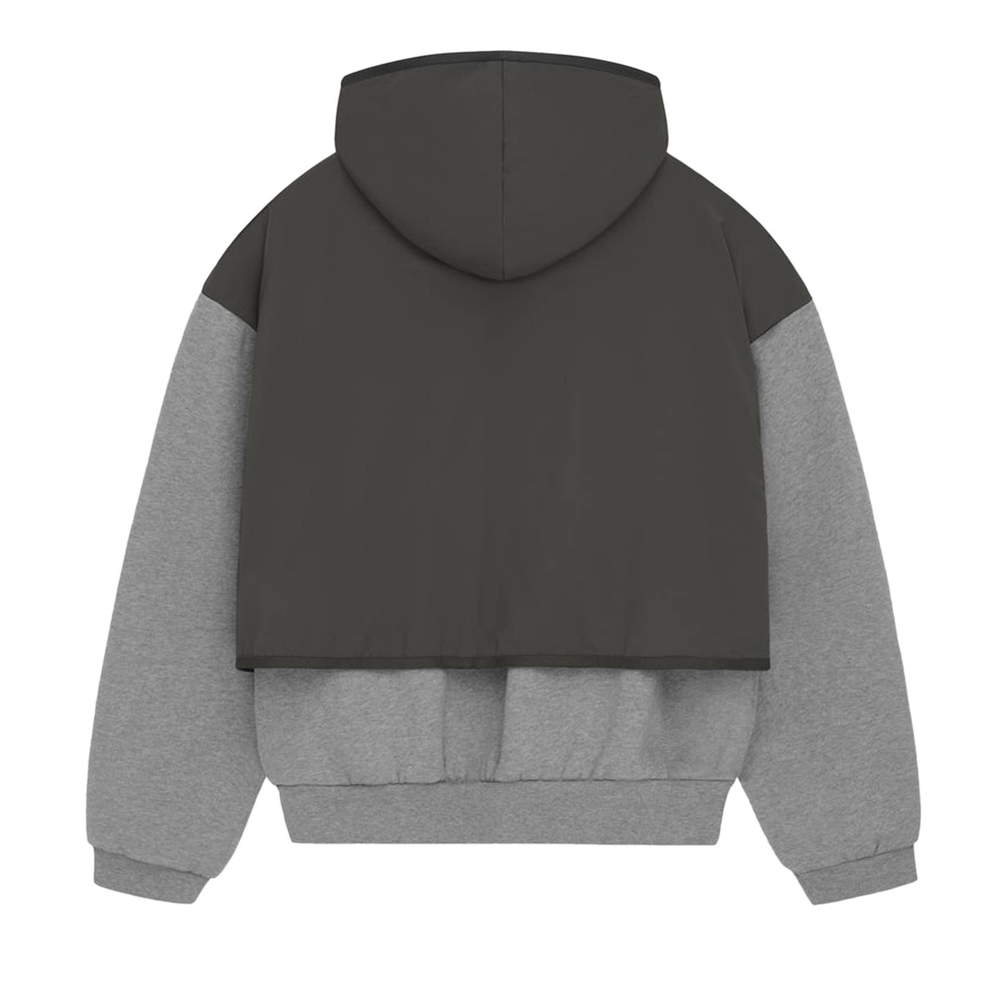 Fear of God Essentials Nylon Fleece Hooded Sweater 'Dark Heather Oatmeal/Ink' - 2