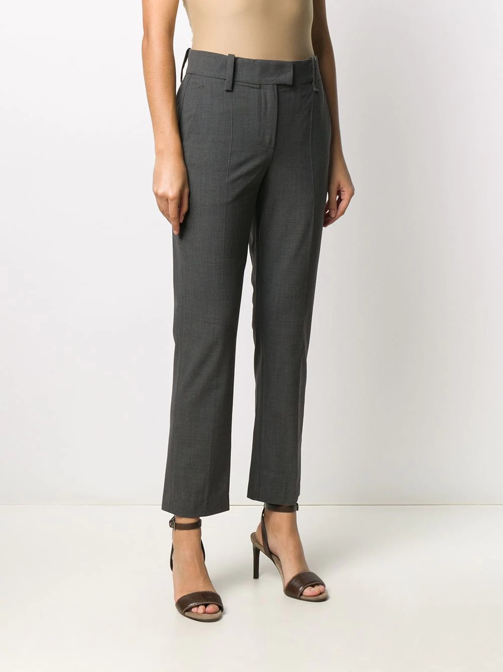 straight-leg tailored trousers - 3