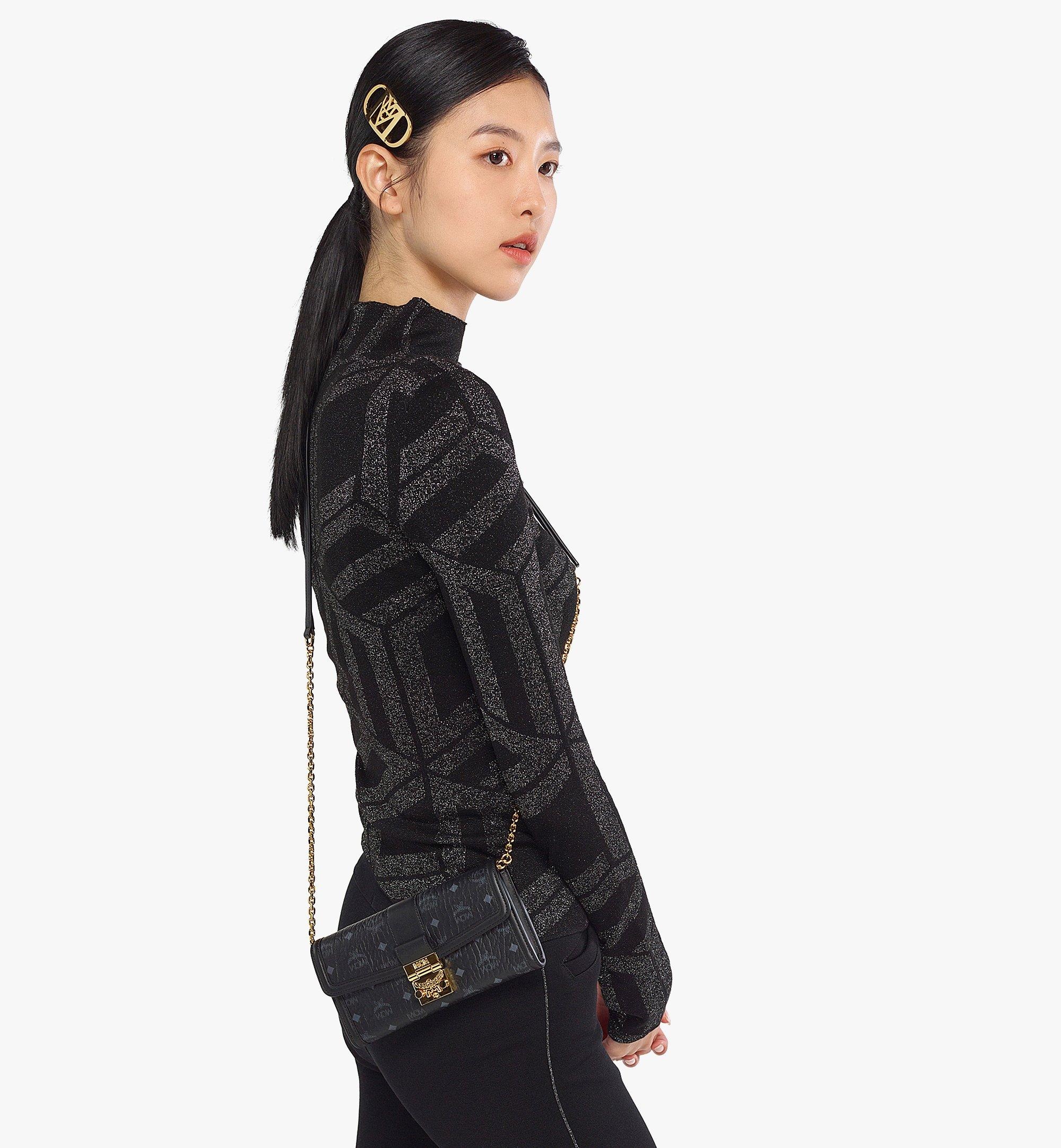 Tracy Chain Wallet in Visetos - 5