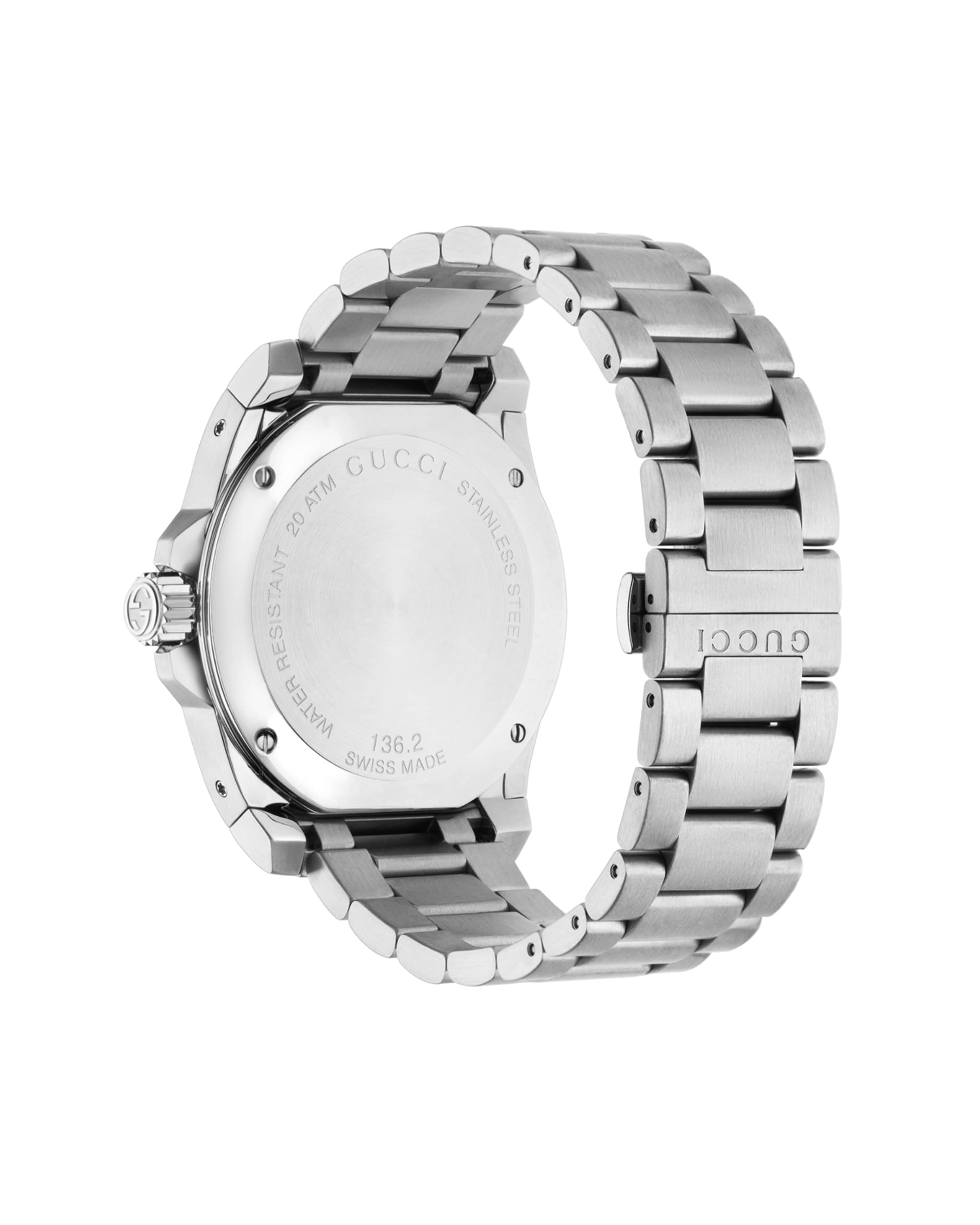 45mm Gucci Dive Stainless Steel Bracelet Watch - 3