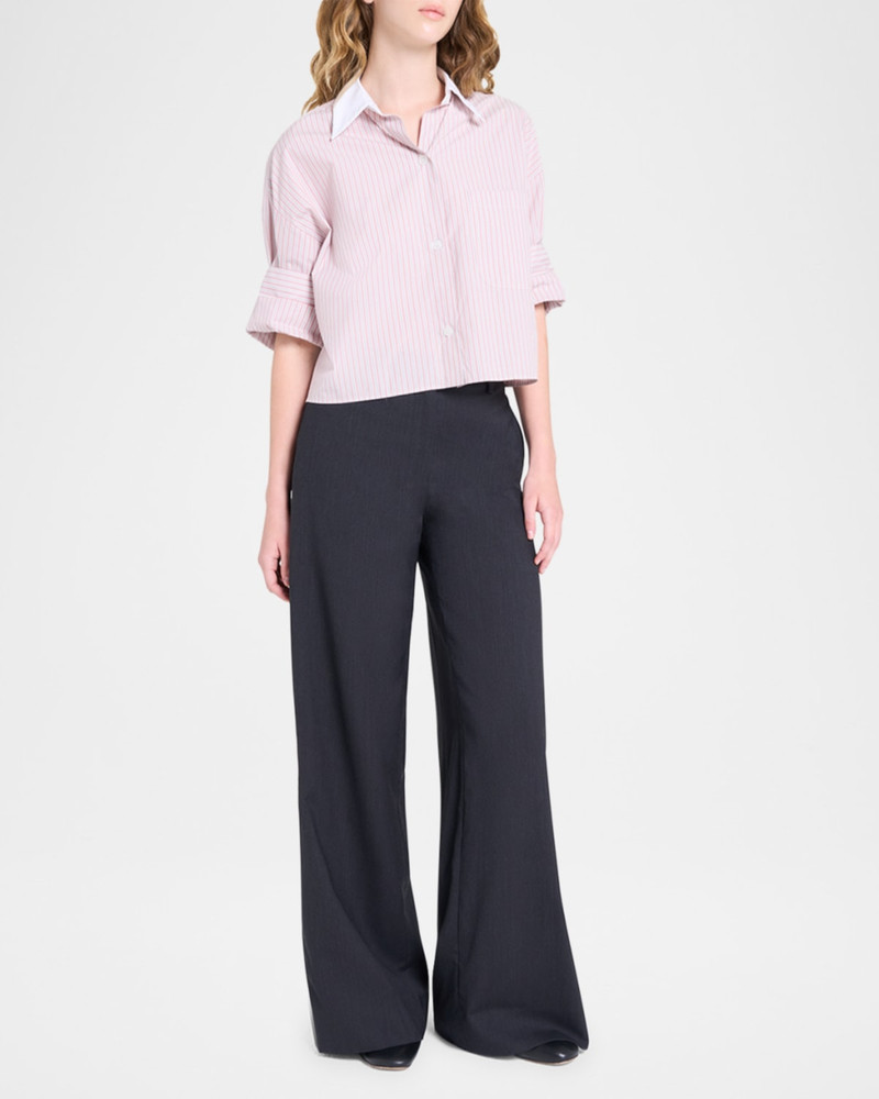 TWP Downing Wide-Leg Trousers outlook