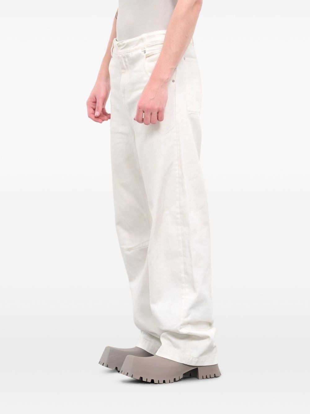 wide-leg jeans - 4