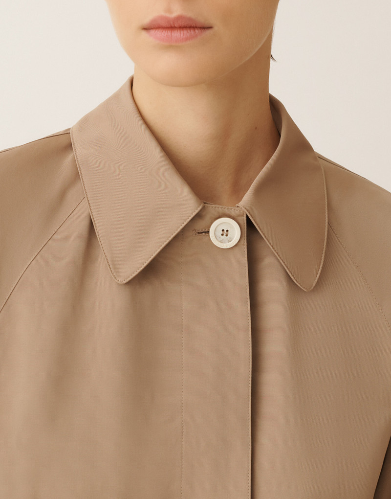 Long trench coat in ottoman 6