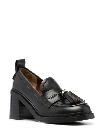 See by Chloé Skyie 80mm leather loafers outlook