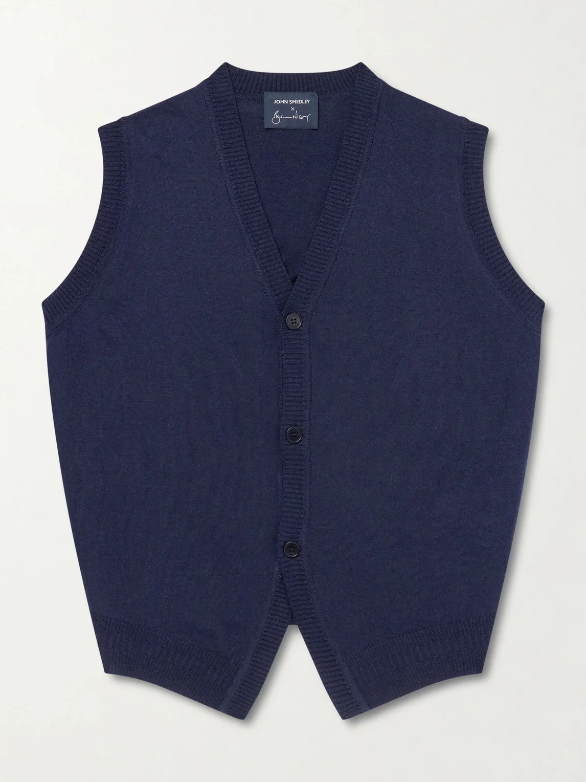 Bill Nighy Merino Wool Vest - 1