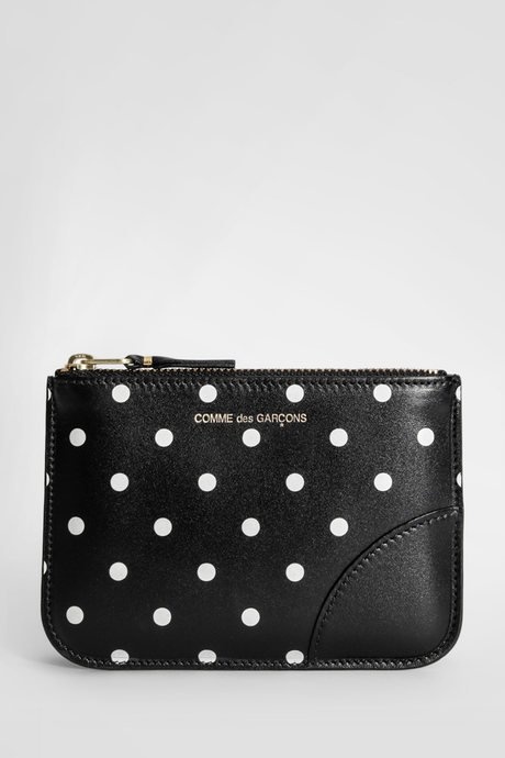 Black and white polka dots wallet - 1