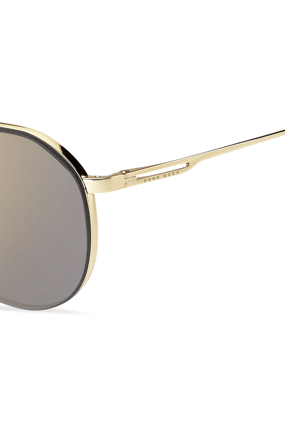 DOUBLE-BRIDGE SUNGLASSES WITH FORK TEMPLES - 2