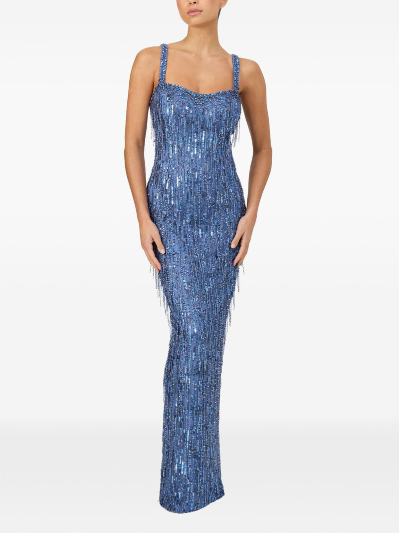 JENNY PACKHAM Fleur bead-embellished gown outlook