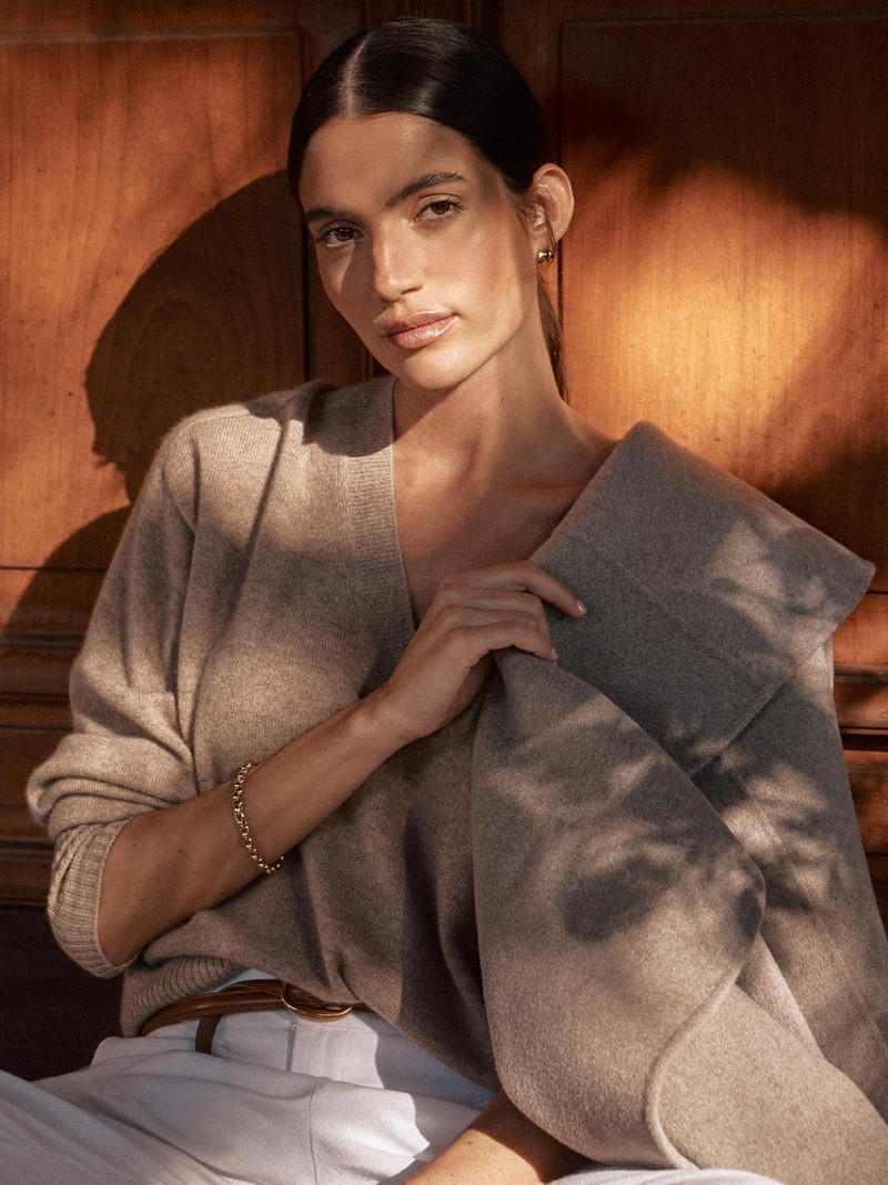 BROCHU WALKER The Leia Vee Sweater outlook