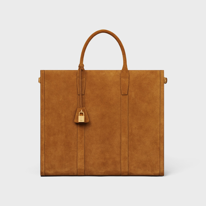 Large cabas in Suede calfskin 1