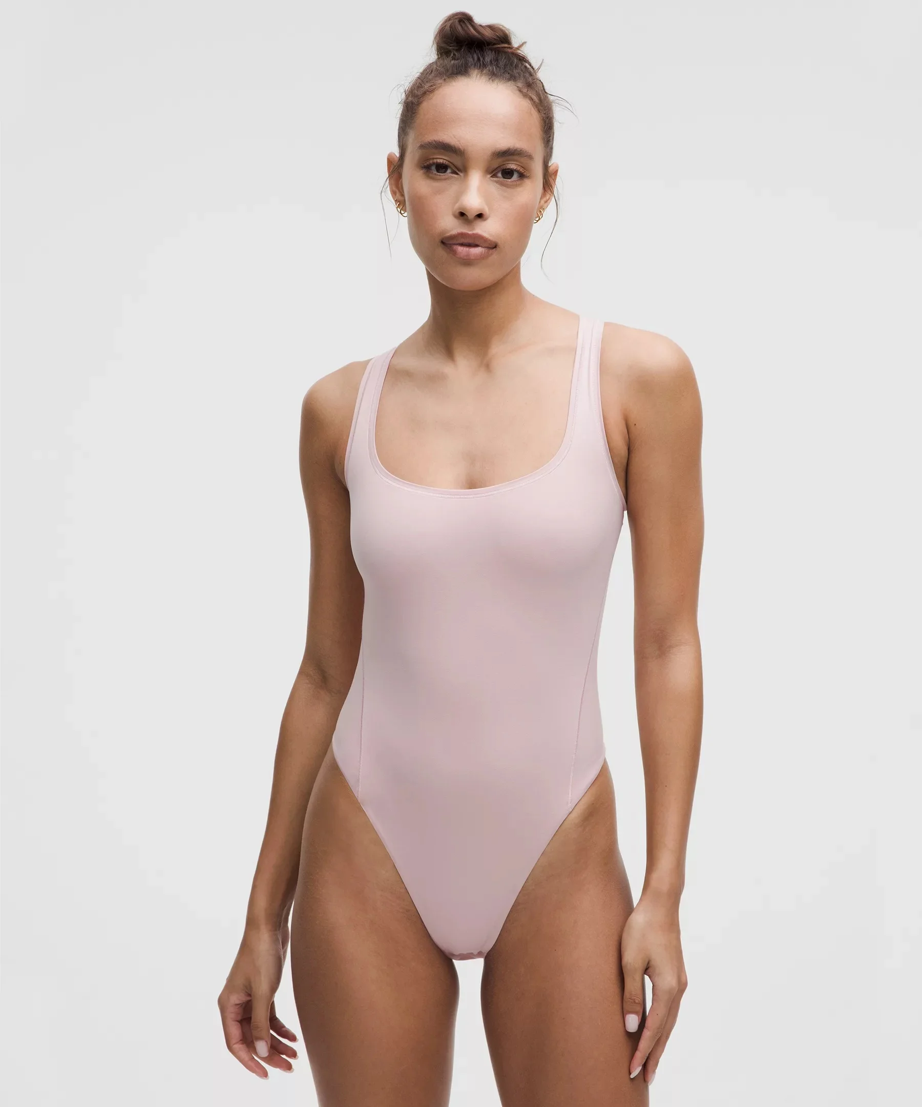 Wundermost Ultra-Soft Nulu Square-Neck Sleeveless Bodysuit - 1