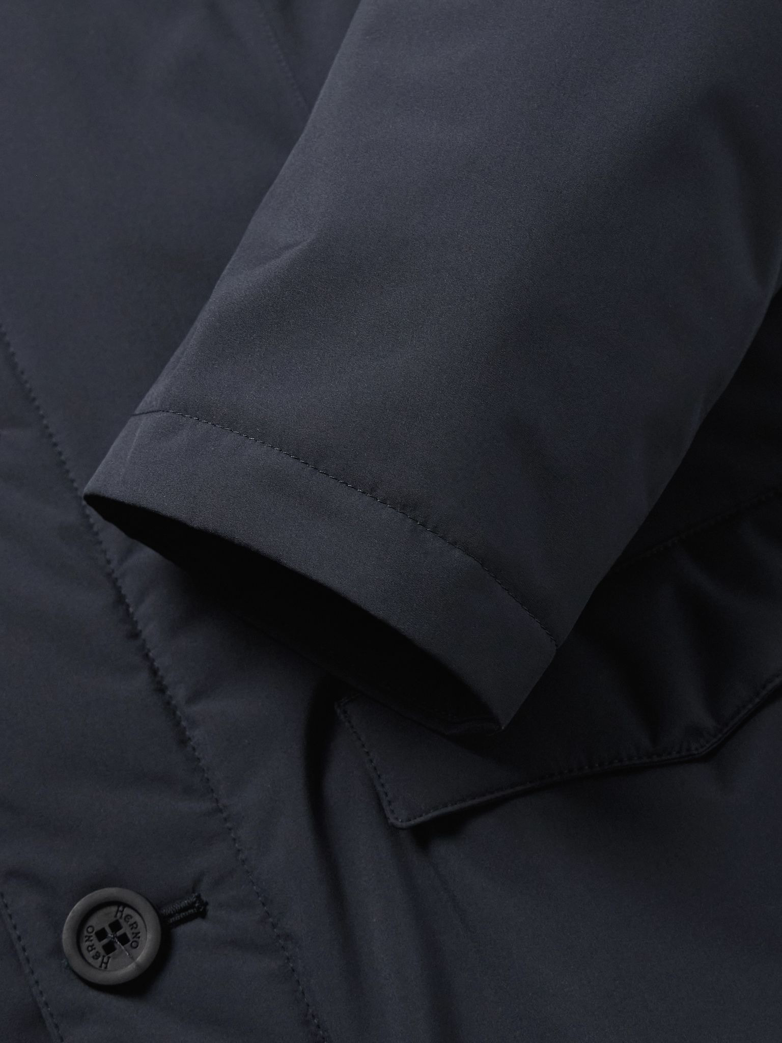 Padded Down Jacket Navy - 6