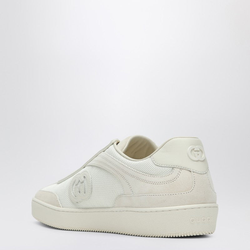 Gucci White G75 Sneaker In Suede Women - 2