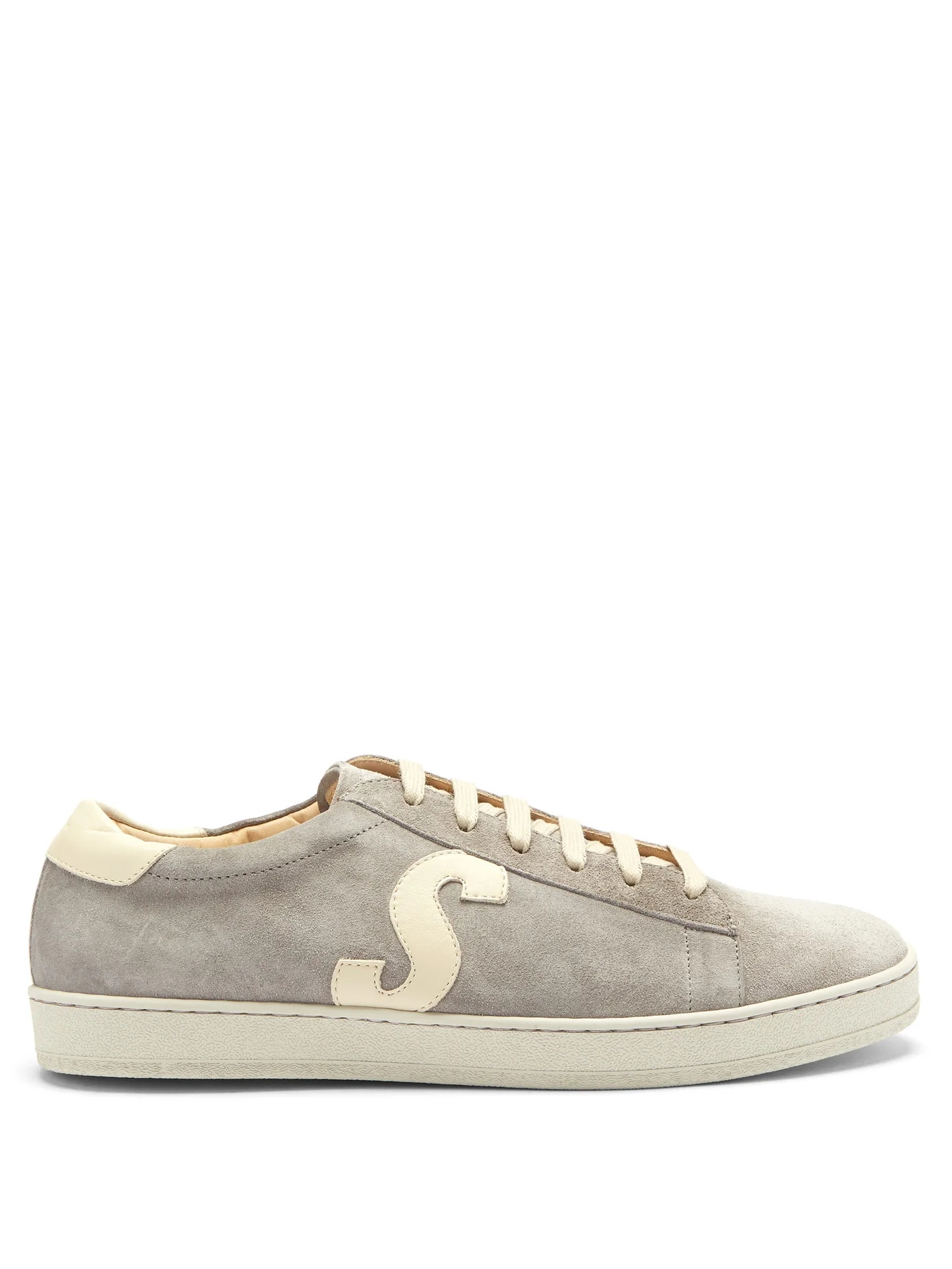 Hassler logo-appliqué suede trainers - 1