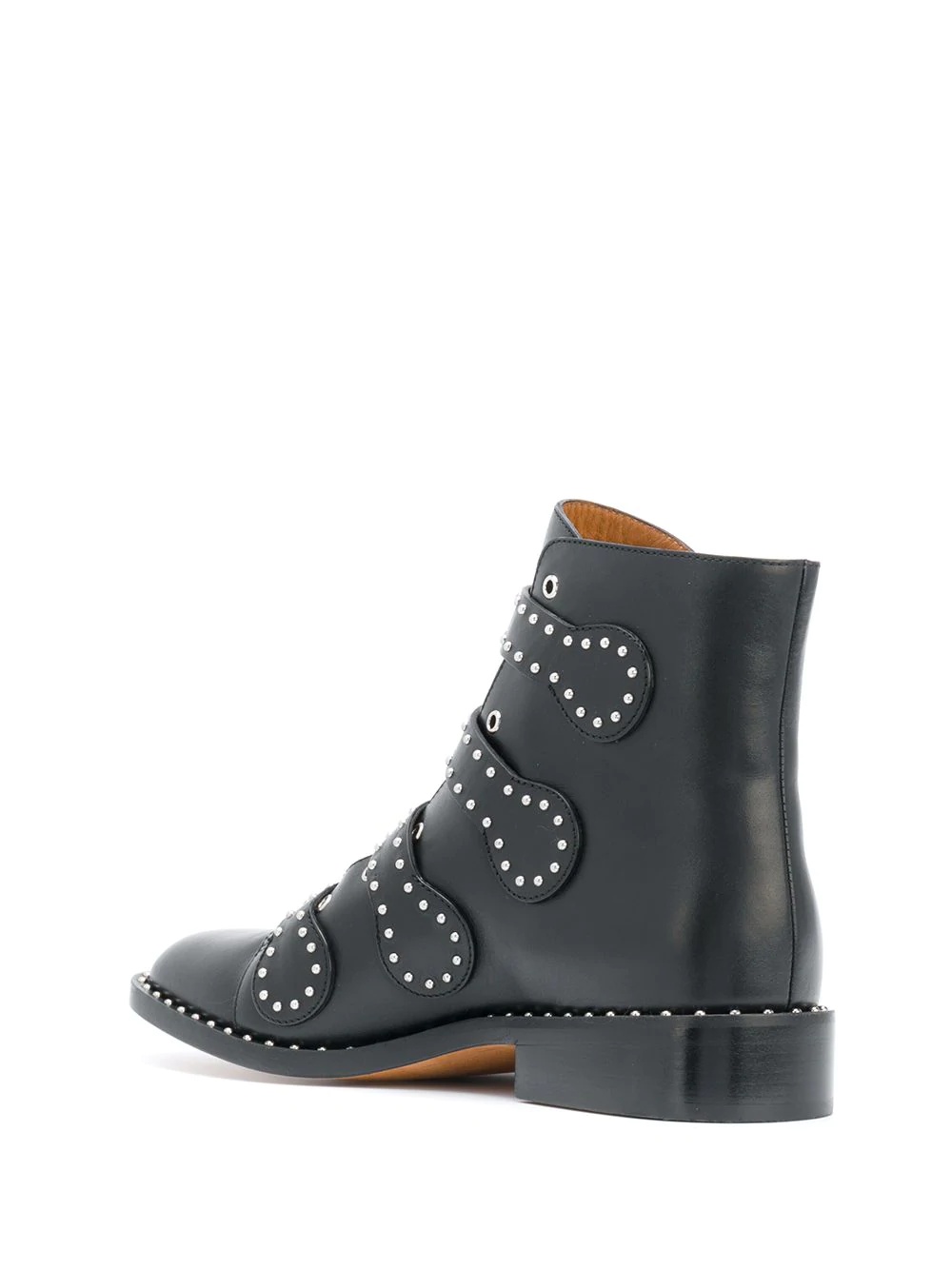 studded buckled boots - 3