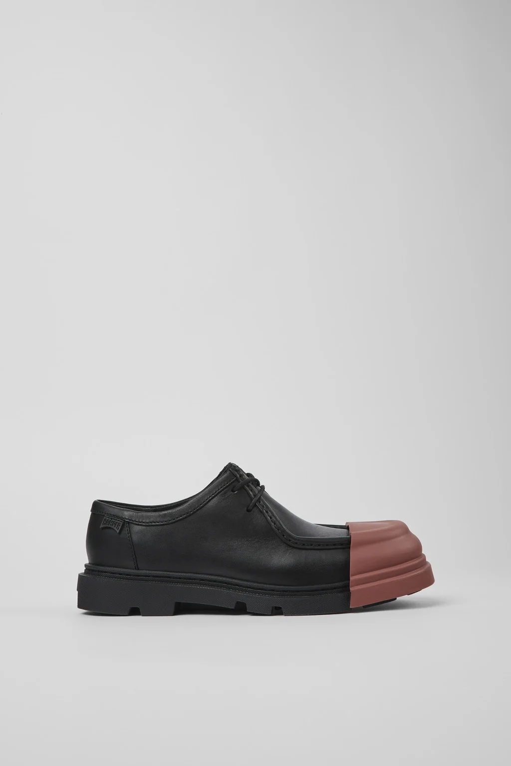 Junction Black Leather Wallabee Shoe for Women - 1