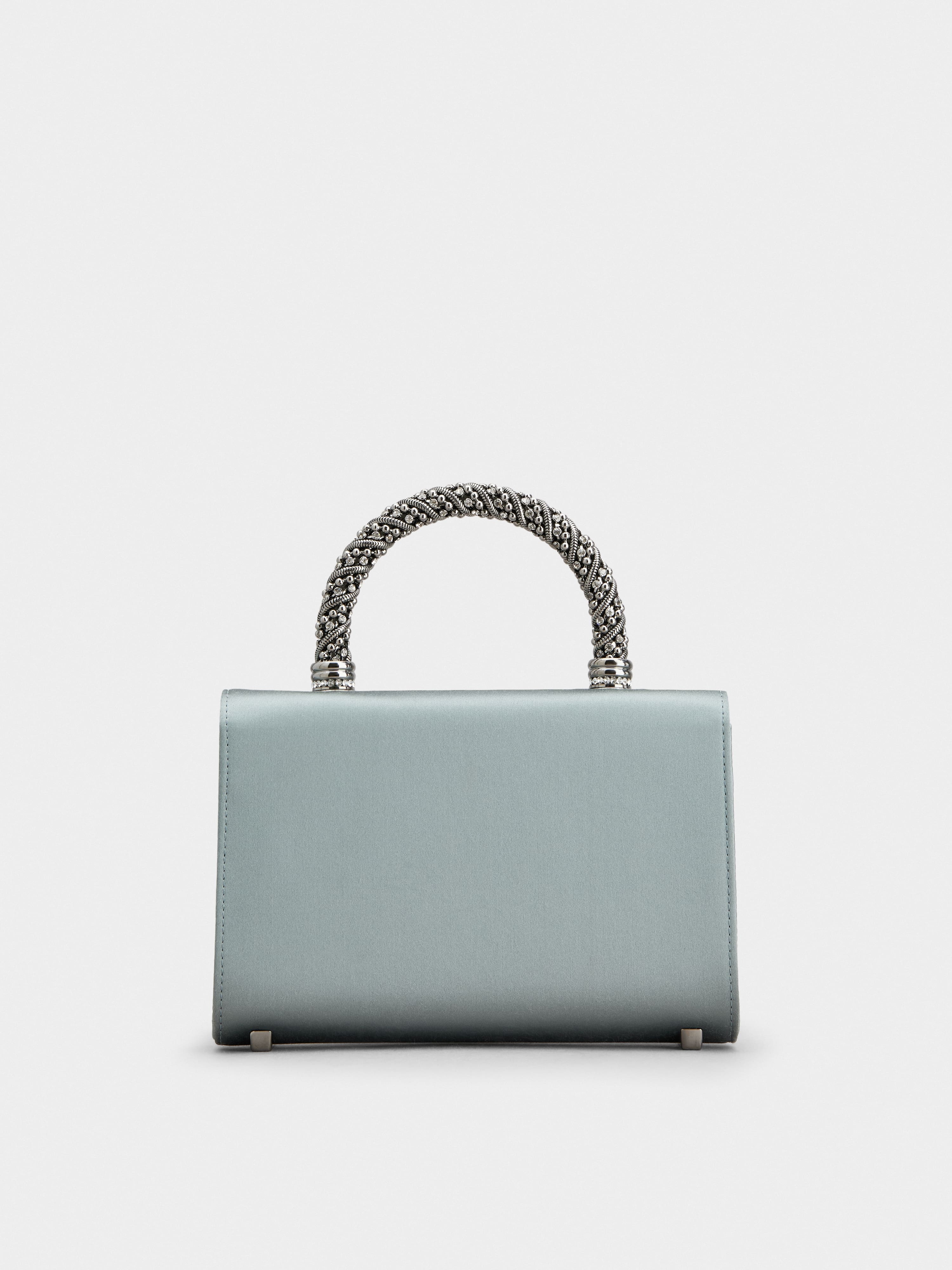Jewel Efflorescence Mini Bag in satin - 4