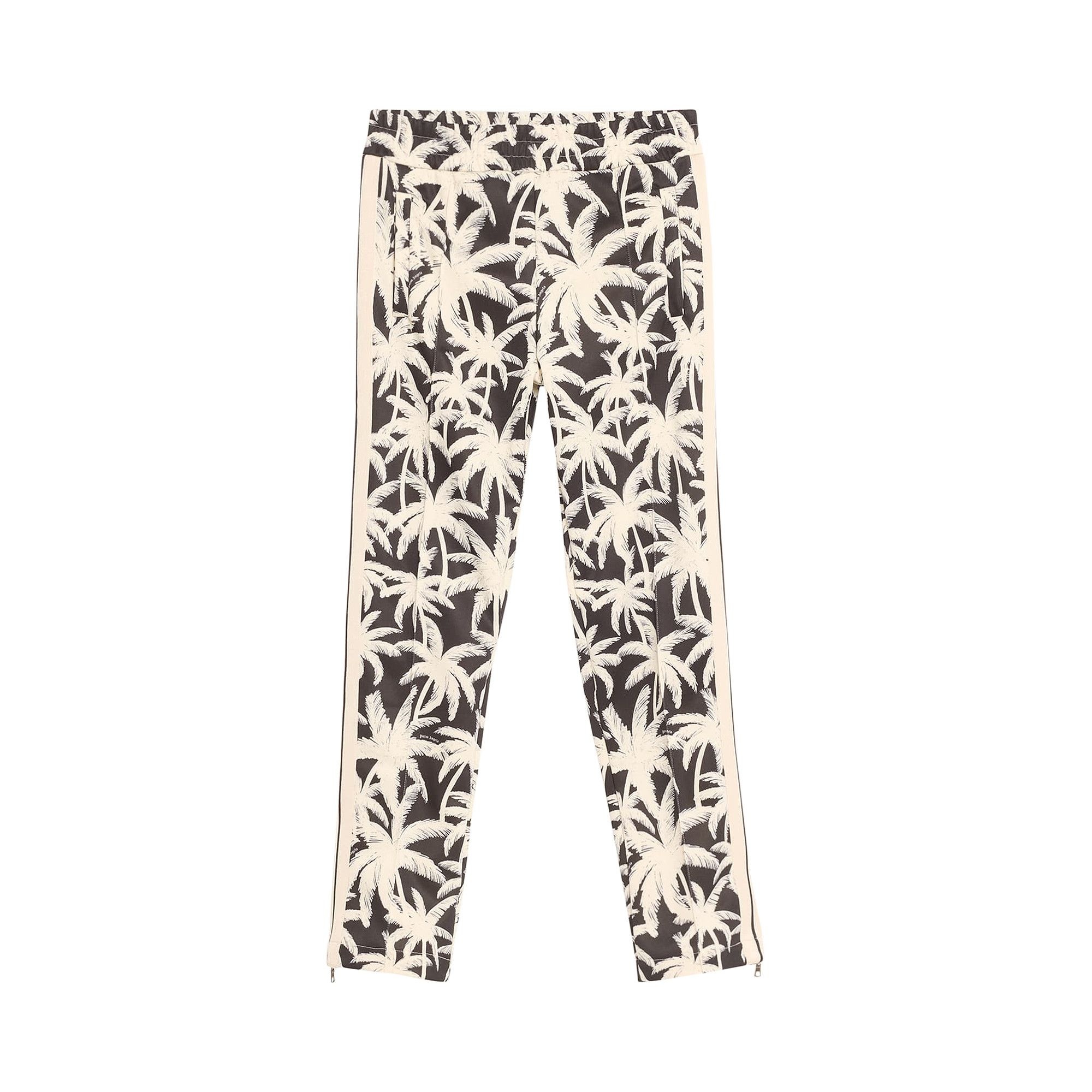 Palm Angels Palms All Over Track Pants 'Black/White' - 1