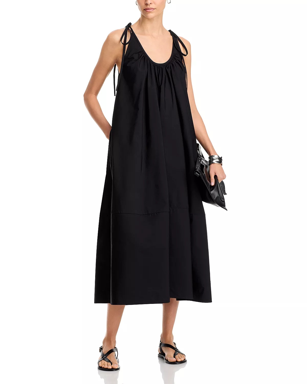 Gathered Midi Dress - 3