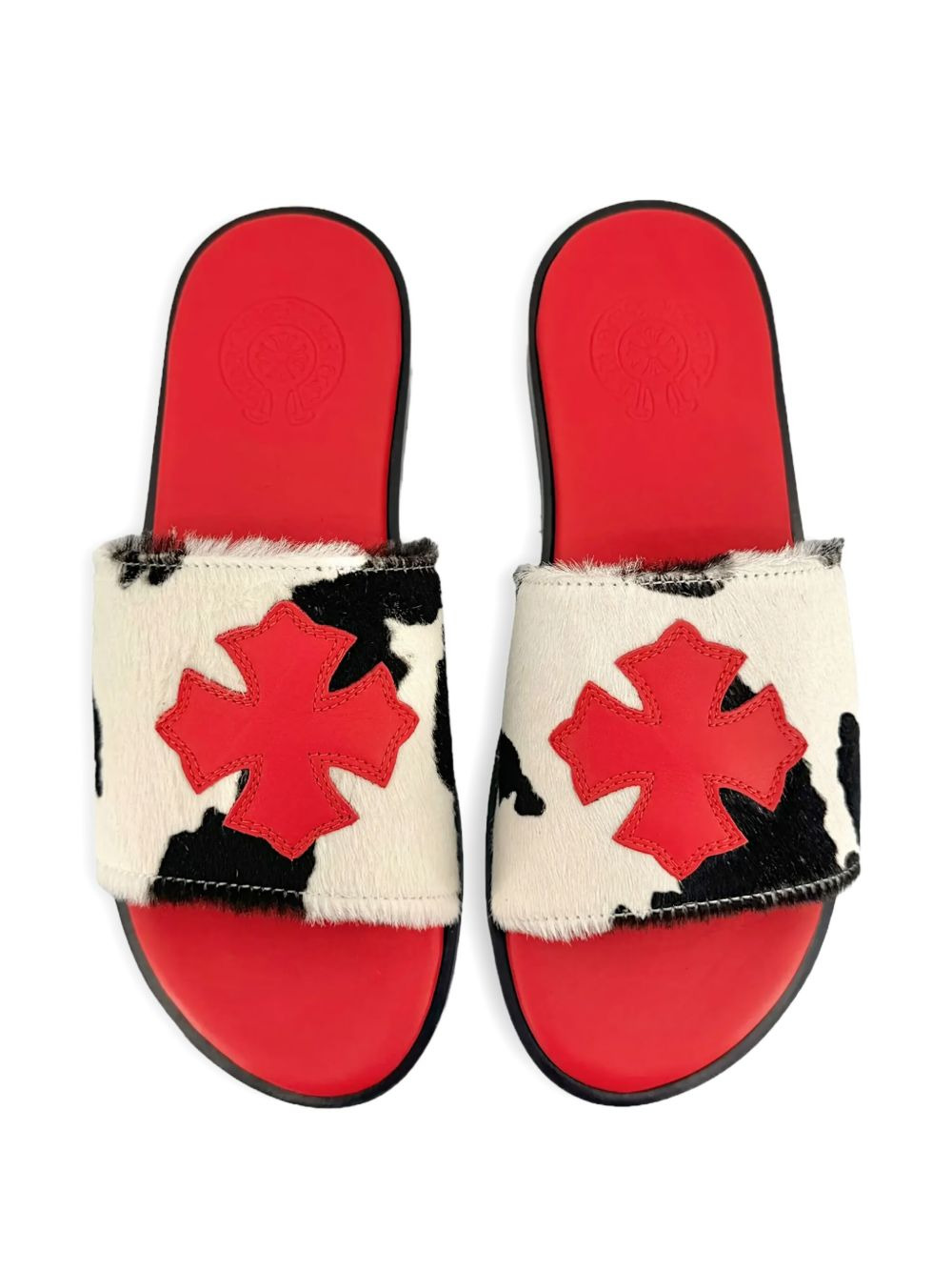 cross-patch sandals - 2