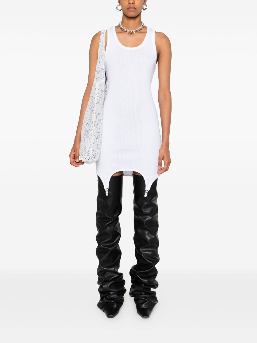 ribbed mini dress - 2