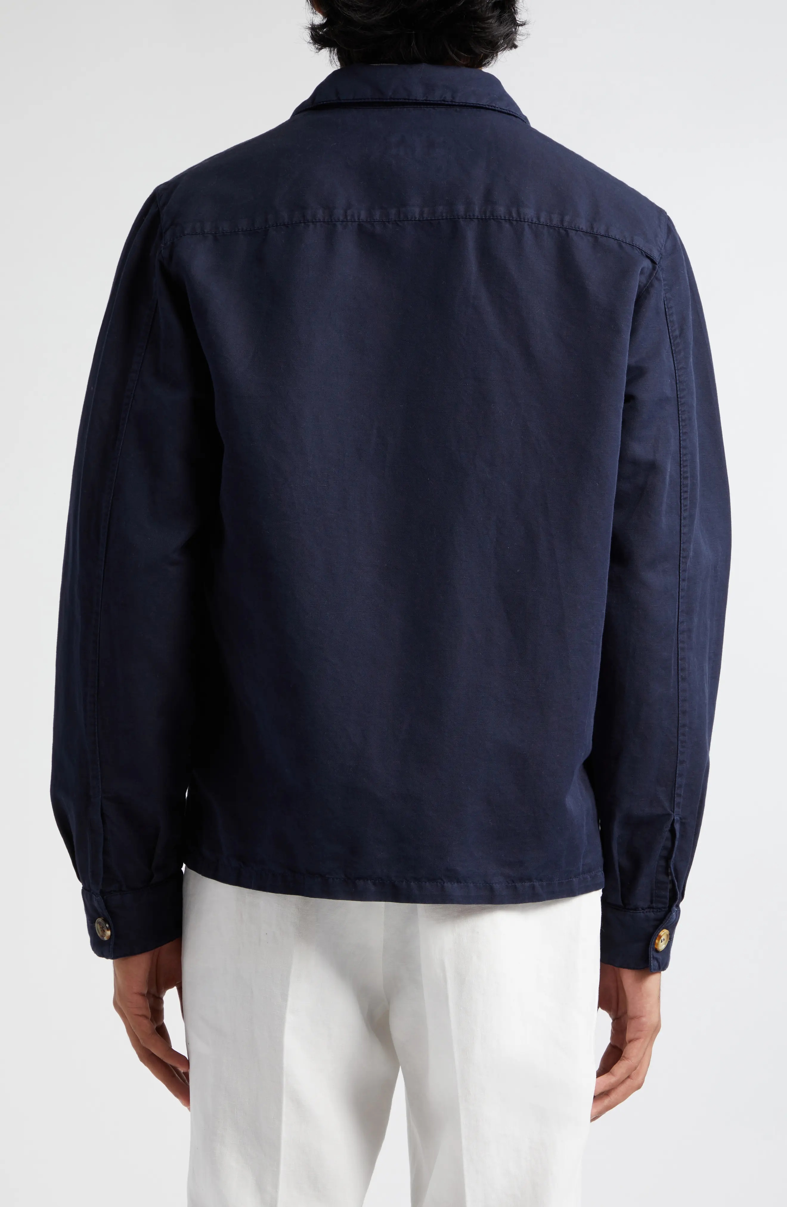 Linen & Cotton Shirt Jacket - 2