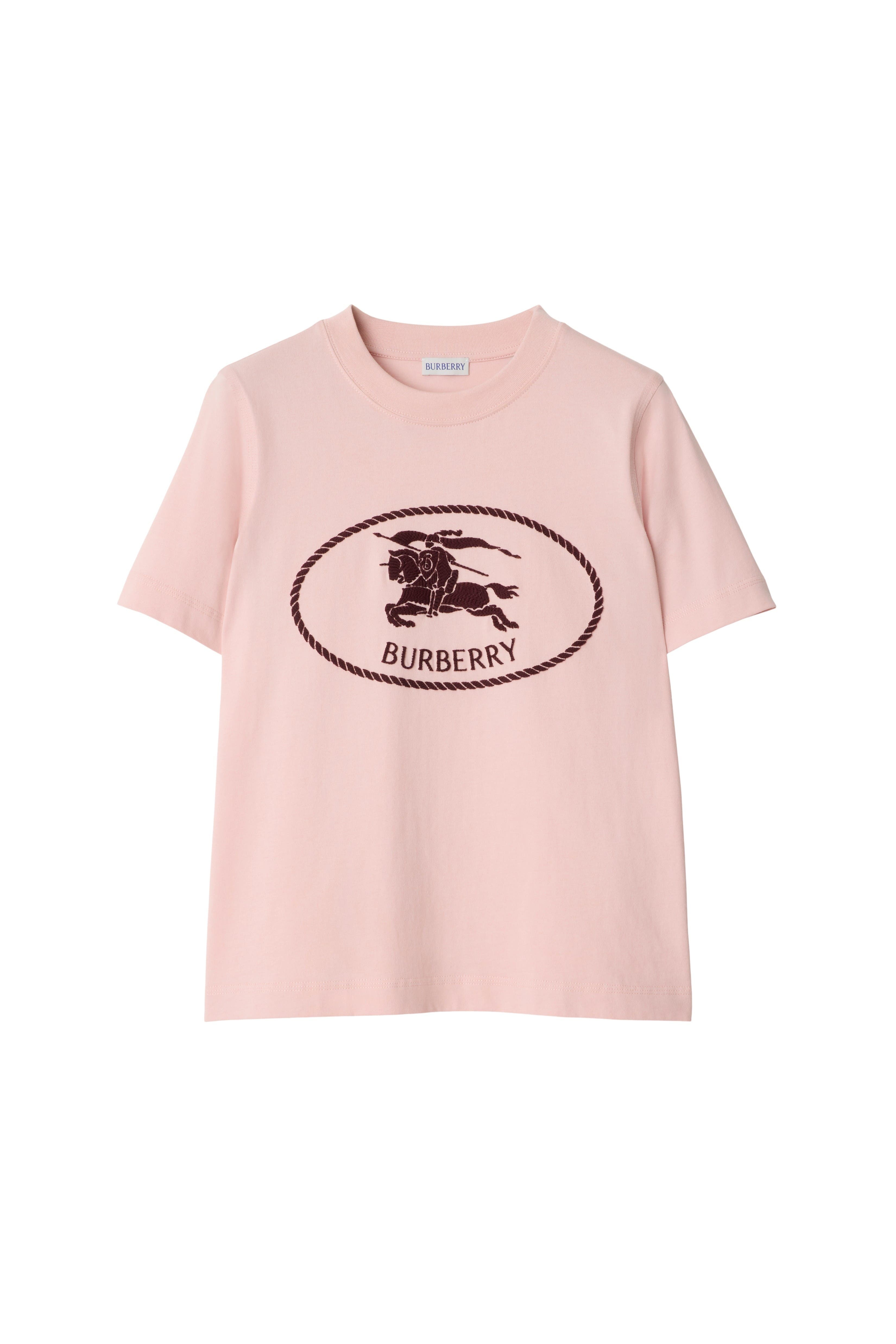 burberry Knight Stamp Cotton T-shirt in Bouquet at Nordstrom - 2