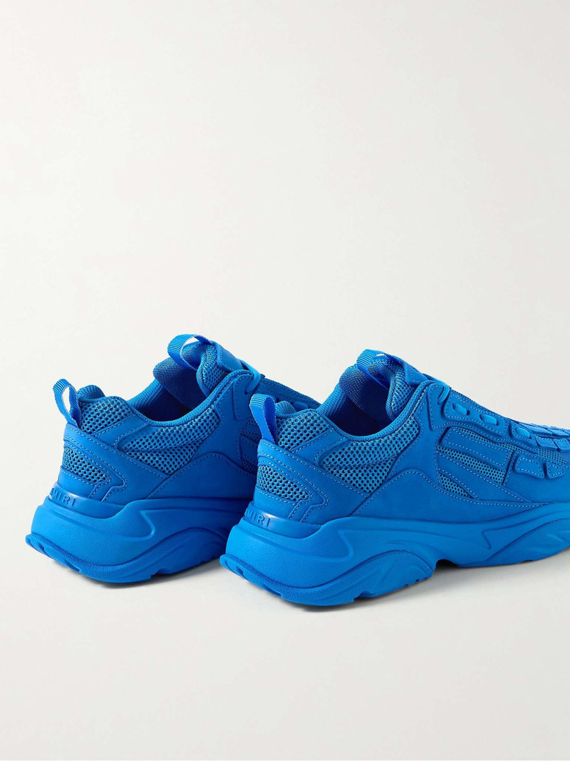 Bone Runner Leather and Suede-Trimmed Mesh Sneakers 5