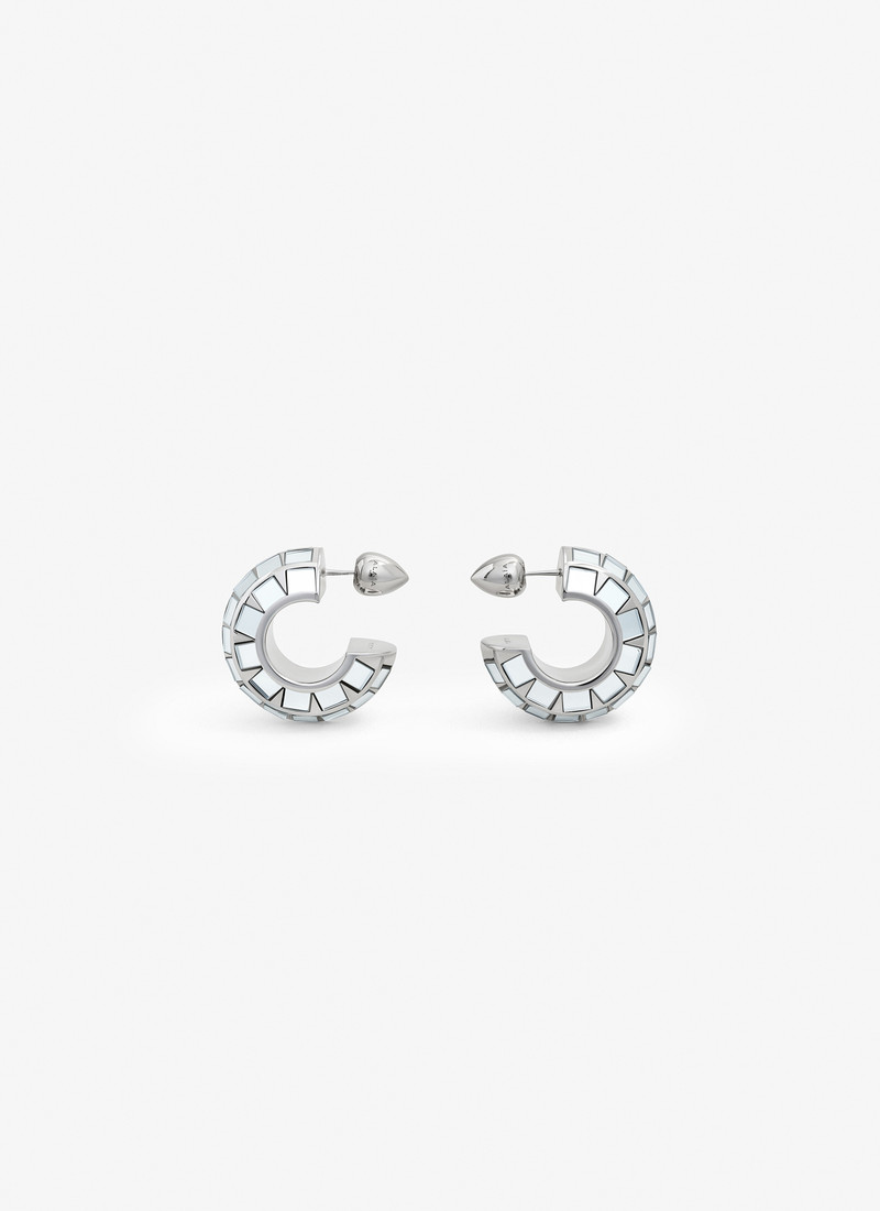 ART DECO HOOP EARRINGS - 1