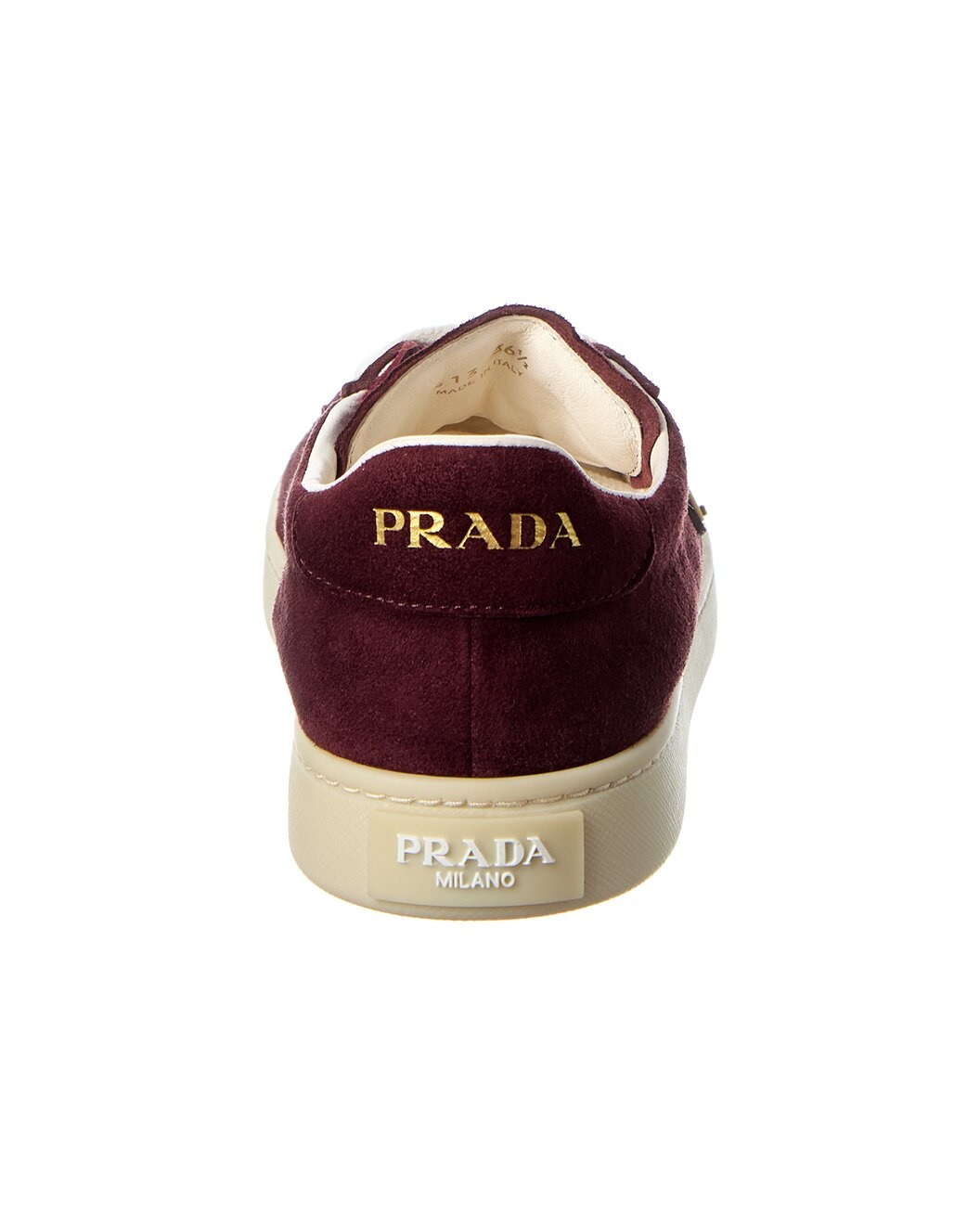 Prada Logo Suede Sneaker - 3