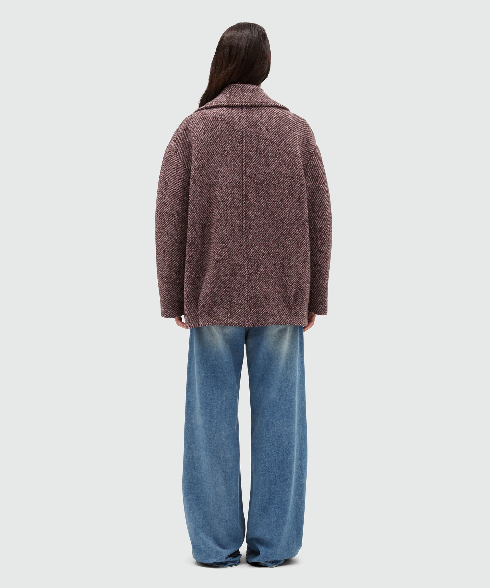 Wool double-breasted jacket - 3
