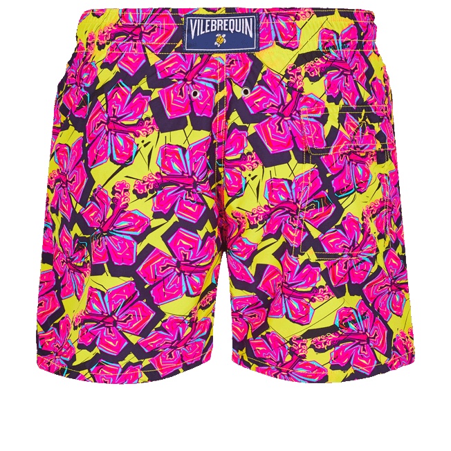 Men Swim Trunks 1985 Crazy Flower - 2