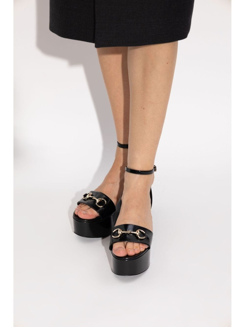 GUCCI 80mm Horsebit sandals outlook