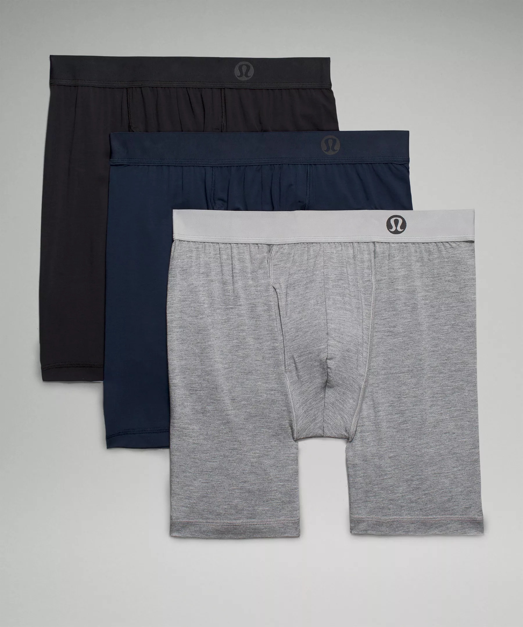 Always In Motion Long Boxer with Fly 7" *3 Pack - 1