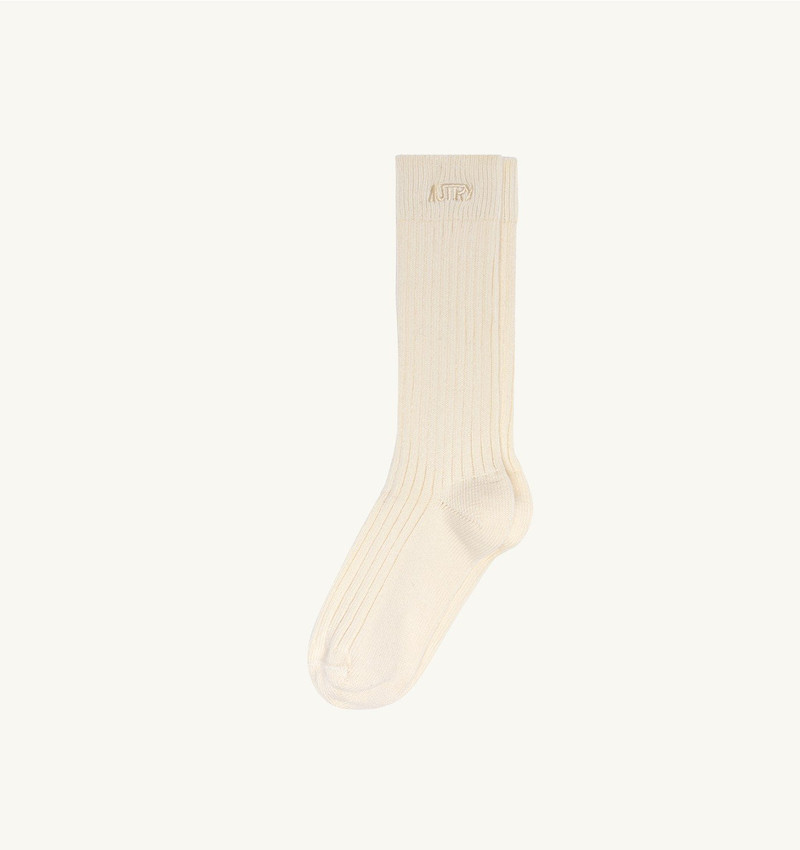 UNISEX RIBBED SOCKS WITH EMBROIDERED LOGO 1