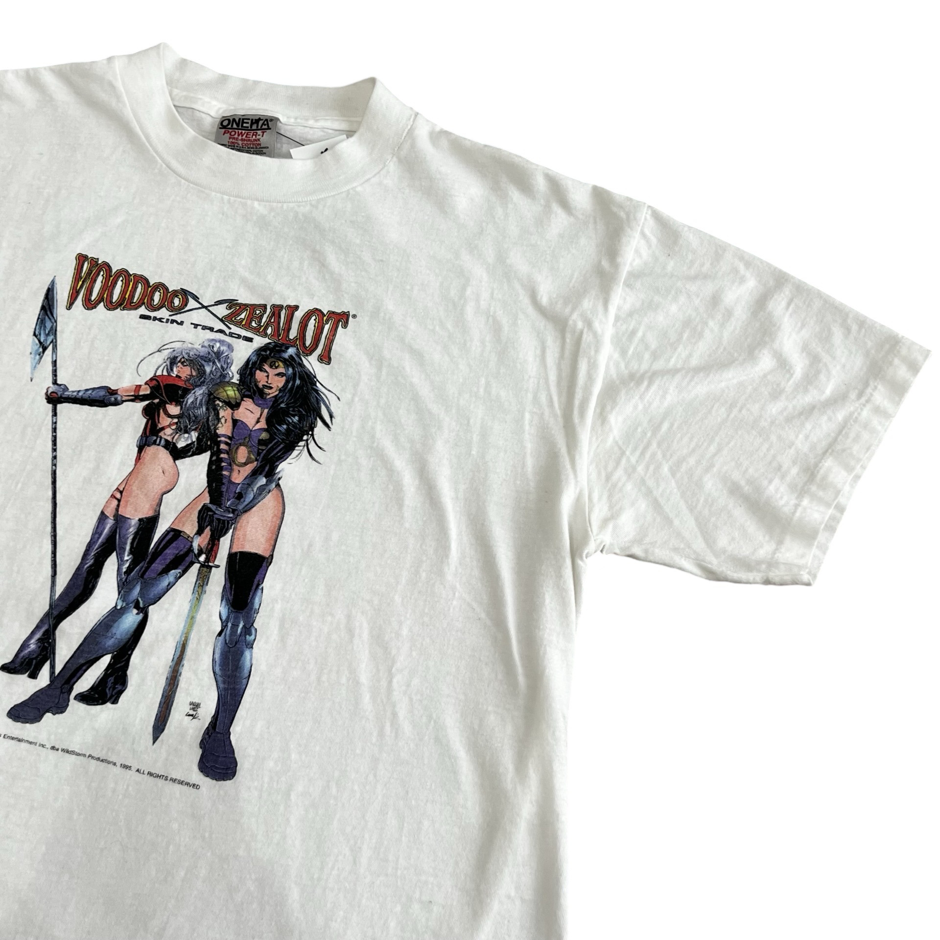 Final Blow - Vintage Voodoo & Zealot Skin Trade 1995 Comic Image T-Shirt SZ L - 5