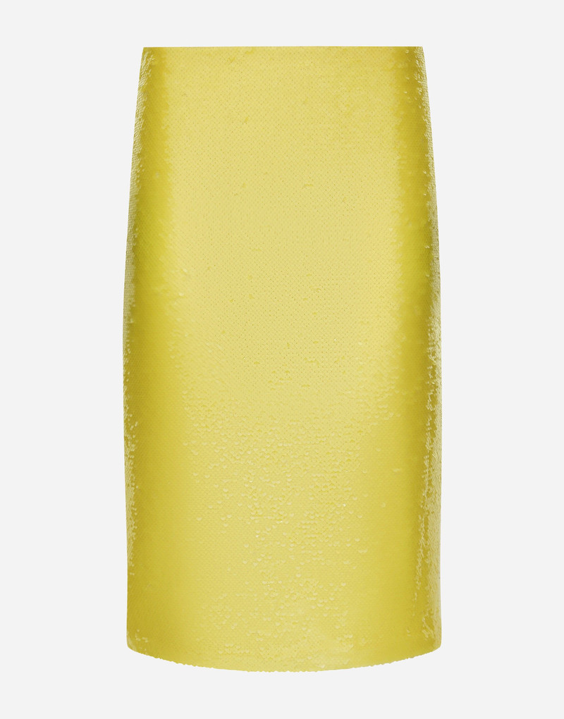 Sequined pencil skirt 1