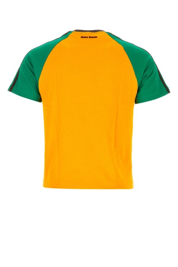 WALES BONNER Two-tone cotton t-shirt | REVERSIBLE