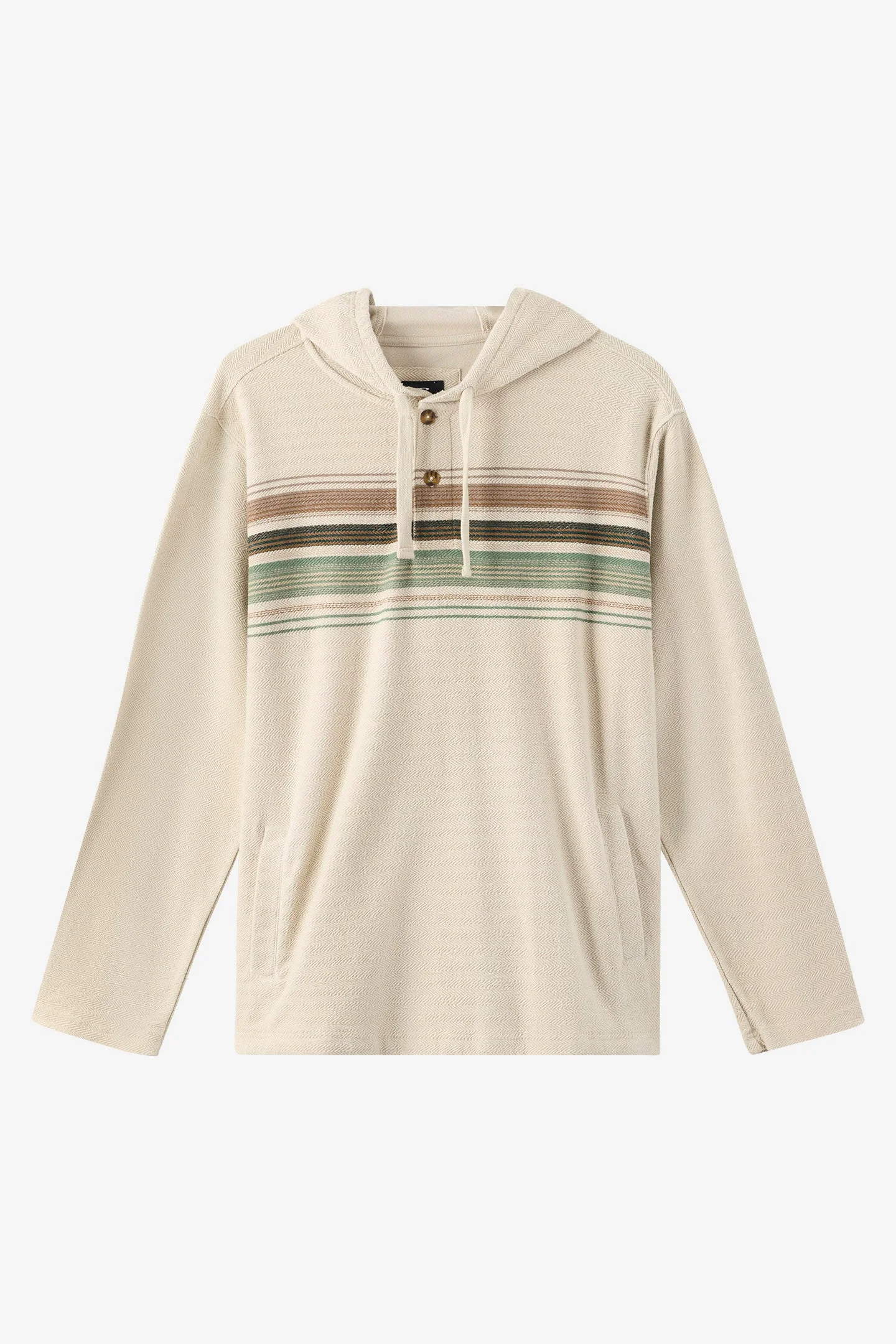 Bavaro Block Striped Poncho Pullover Fleece - 1