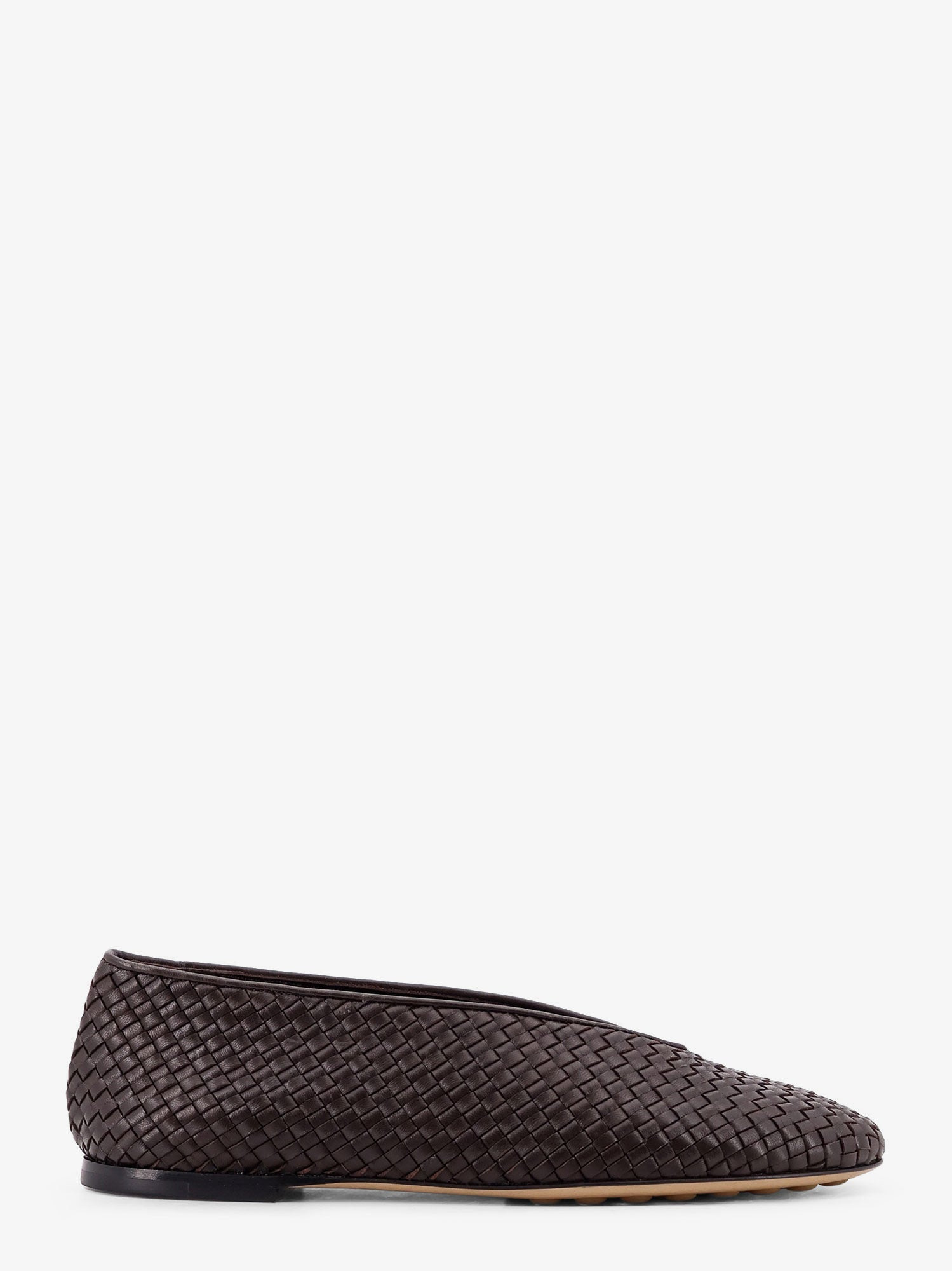Rosa Woven Leather Ballerinas - 1