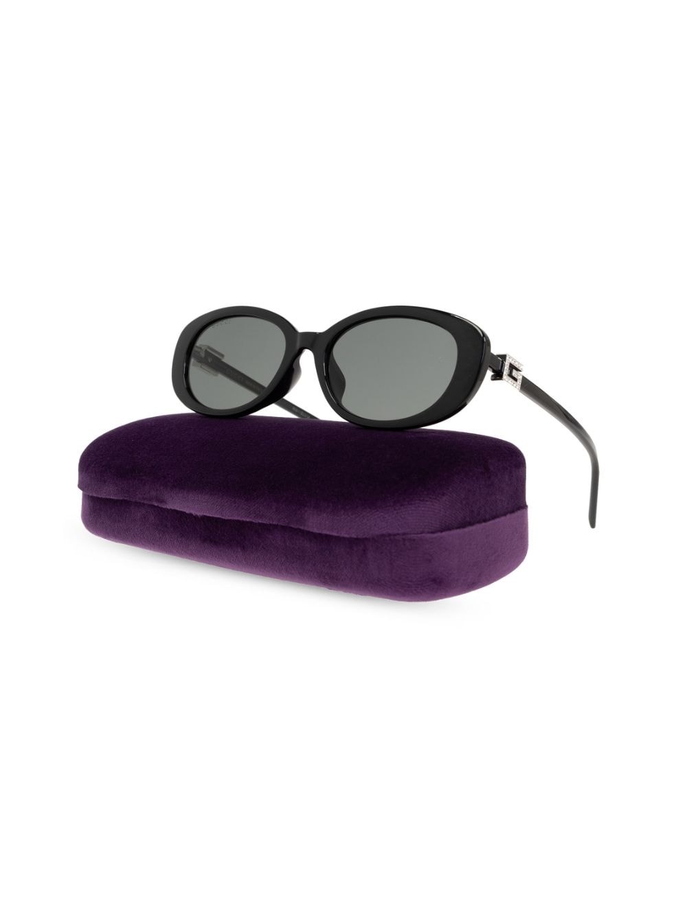 oval-frame sunglasses - 3