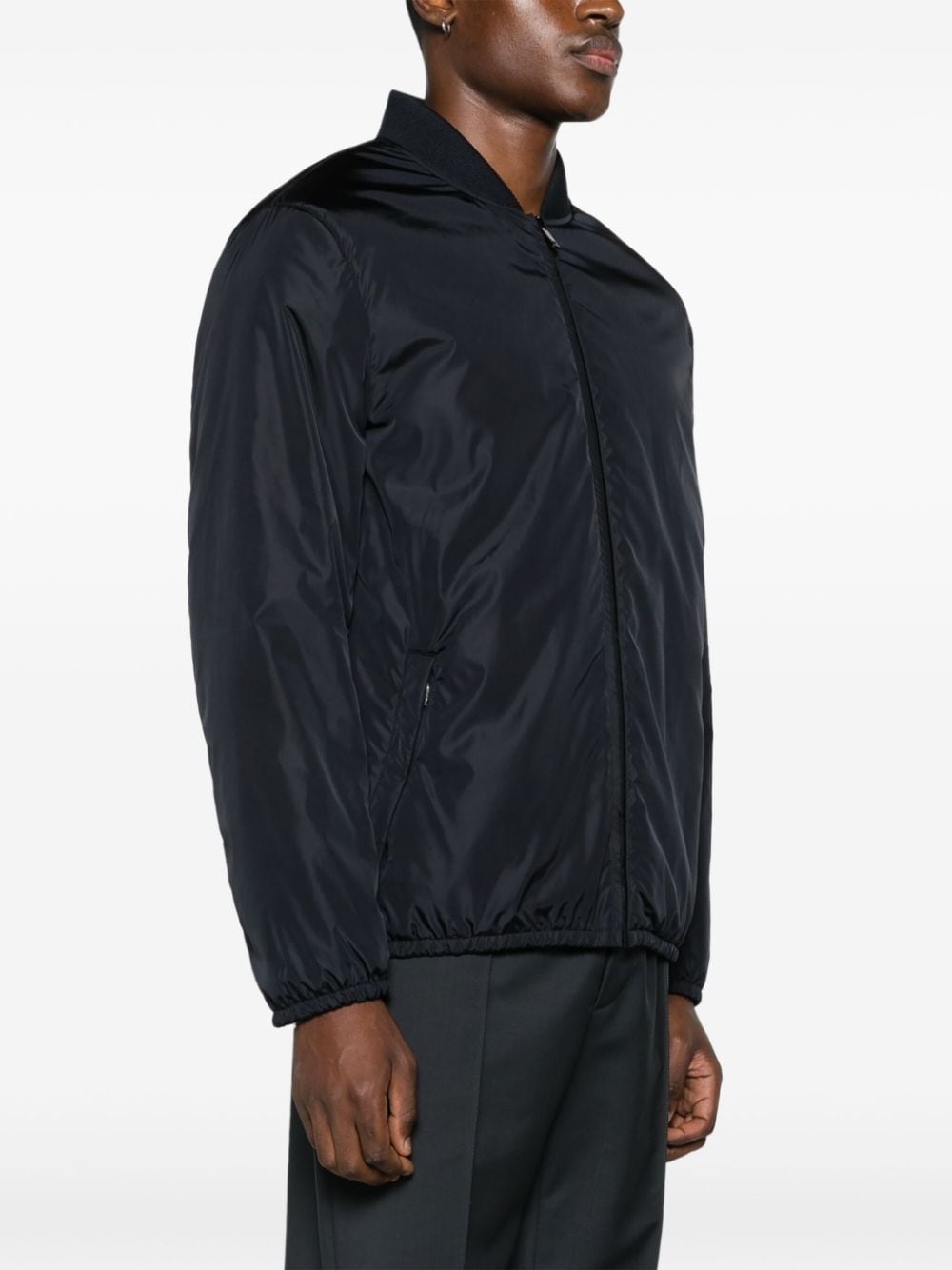 zip-up padded bomber jacket - 3